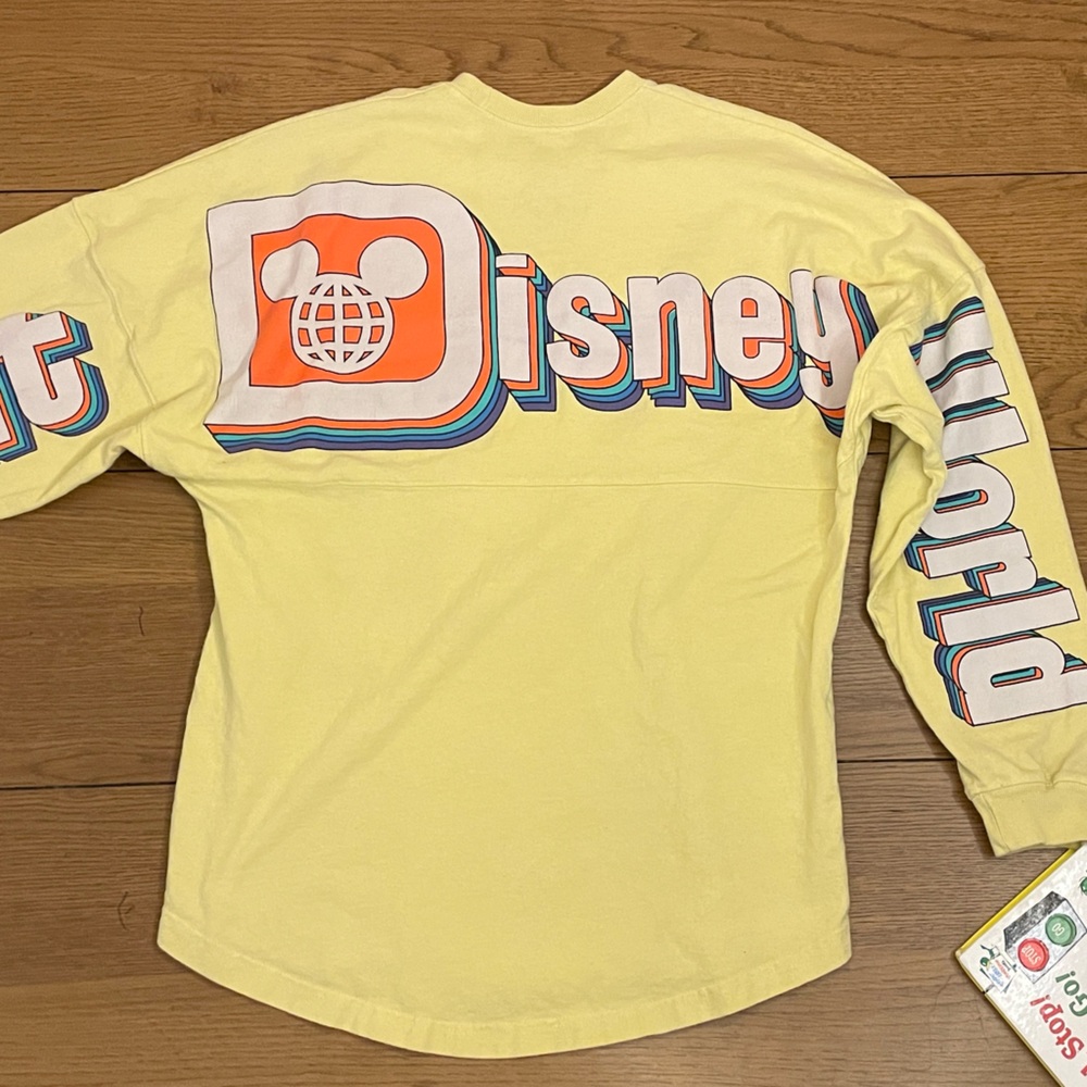 Adult Walt Disney World Graphic Long Sleeve Size Small Sprit Jersey